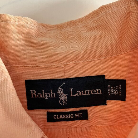 Lot of 3 Ralph Lauren Classic Button-Down Dress Shirts Size Medium - Picture 7 of 12